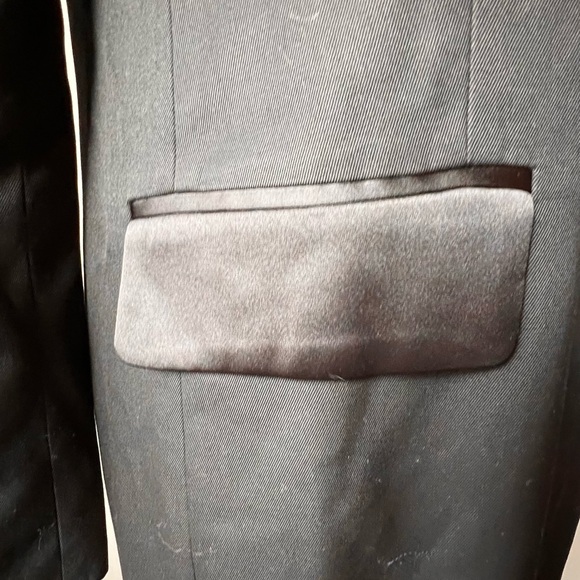 Banana Republic Black tuxedo topcoat - Picture 6 of 15